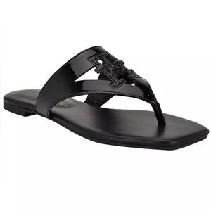 Tommy Hilfiger Women's Tremmy Cutout Logo Flat Thong Sandals